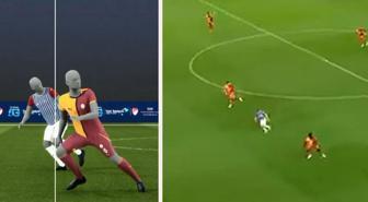 Trabzonspor'dan Galatasaray karşısında penaltı itirazı! Çekilen çizgi gündem oldu