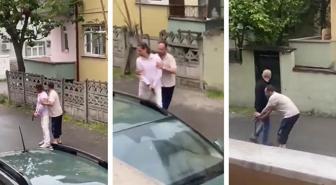Abartı egzozlu motosikletlileri tabanca ve balyozla kovaladılar