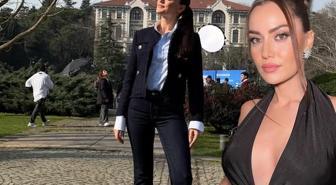 Fahriye Evcen, mezuniyetinden 11 yıl sonra Boğaziçi Üniversitesi'nde