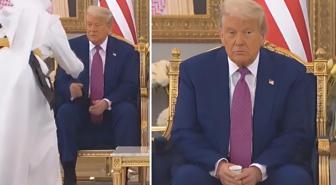 Trump'ın Orta Doğu acemiliği! İkram karşısında ne yapacağını bilemedi
