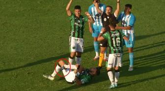 Gencecik futbolcunun kariyerini bitiren faul