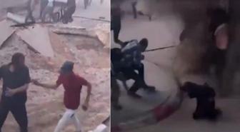 Hastane avlusu sığınak delici bombayla vuruldu! İsrail'in vahşeti kamerada