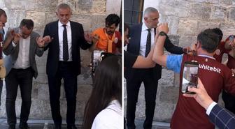 TFF Başkanı Hacıosmanoğlu'nun horon teptiği anlar