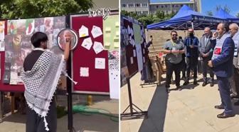 Pamukkale Üniversitesi'nde Filistin'e destek için düzenlenen etkinlik tepki topladı