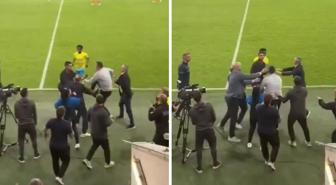 Eski Galatasaraylı kupa finalinde kavga etti