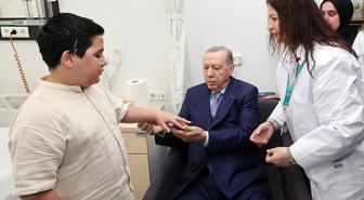 Cumhurbaşkanı Erdoğan ve küçük çocuğun güldüren Fenerbahçe diyaloğu
