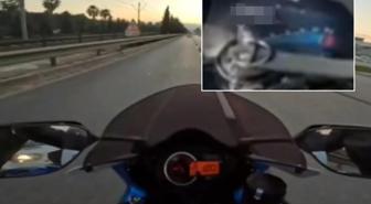Kadrandaki hızı gören polis harekete geçti! Hemen ehliyetine el konuldu