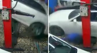 İş yeri sahibi 'Bir şey olmaz' dedi, tamirci 2.5 tonluk aracın altında kalarak can verdi