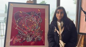 Küçük Ressam Zeynep Reyyan Gören'den ilk sergi