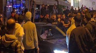 Bağdat Caddesi'nde Galatasaray taraftarlarına saldırı