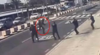 Havalimanında polis ve yolculara saldıran saldırgan, polis tarafından öldürüldü