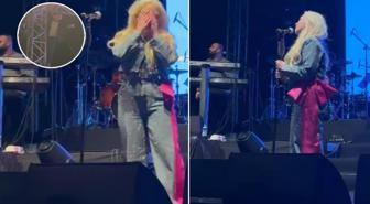Ece Seçkin konserinde panik yaratan anlar