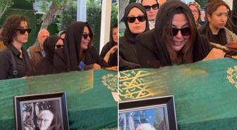 Aslhan ve Saruhan Hünel'in annelerini son yolculuğuna uğurladı