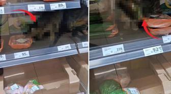 İnsan hayatı bu kadar ucuz mu? Zincir markette çekilen görüntüye bakın