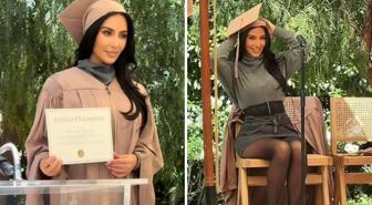 6 yılda hukuk eğitimi tamamlayan Kim Kardashian, dalga konusu oldu