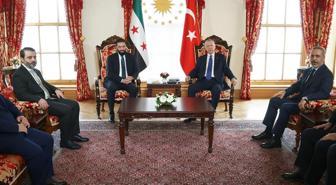 Cumhurbaşkanı Erdoğan ile Şara Dolmabahçe'de bir araya geldi! İşte ilk görüntüler