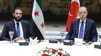 Cumhurbaşkanı Erdoğan ile Şara Dolmabahçe'de bir araya geldi! Görüşme 2.5 saat sürdü