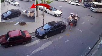 Esenyurt'ta at arabası ile otomobile çarpıp kaçtı
