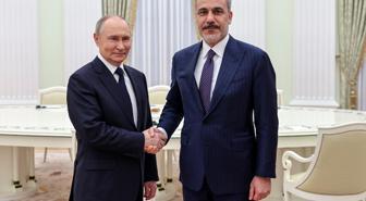 Dışişleri Bakanı Hakan Fidan, Rusya lideri Putin ile görüştü