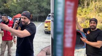 Off-road ekibine yanlışlıkla 'Kutsal topraklara hoş geldiniz' flaması gönderildi