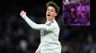 Arda Güler bu kez sahnede parladı! Tatilde aşka geldi, sevgilisine şarkı söyledi