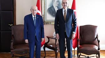 Kurtulmuş'tan Bahçeli'ye ziyaret
