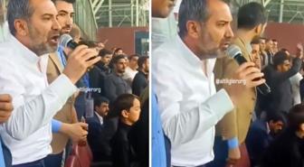 Yarıda kalan maçtaki olay anonsu Belediye Başkanı yapmış