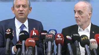Türk-İş'i ziyaret eden CHP lideri Özel: Asgari ücret temmuzda artırılmalı