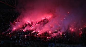 Avrupa Ligi'ne giden Samsunspor'dan coşkulu kutlama
