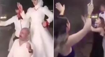 Düğündeki meşale şovu faciaya yol açıyordu