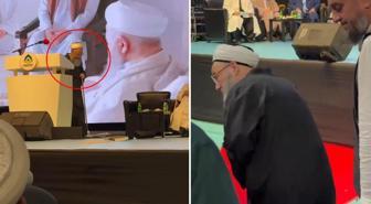 Programa damga vuran an! Cübbeli Ahmet, katılımcılar arasında onu görünce sahneden indi