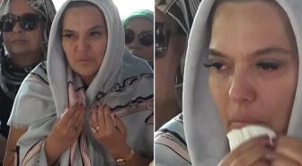 Demet Akalın kuzenini son yolculuğuna uğurladı