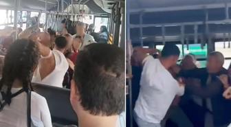 Taciz iddiası otobüsü karıştırdı