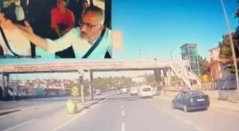 Şehir magandası çarptığı aracın şoförüne bıçakla saldırdı