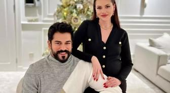 Burak Özçivit'ten eşi Fahriye Evcen'e aşk dolu kutlama