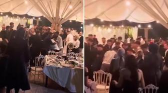 Mezuniyet balosunda tekme ve yumruklar havada uçuştu
