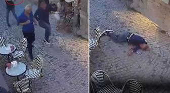 İş insanına silahlı saldırı kamerada! Bir anda yere yığıldı