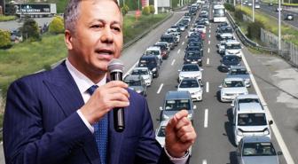 Bakan Yerlikaya'dan bayramda trafiğe çıkacak sürücülere uyarı