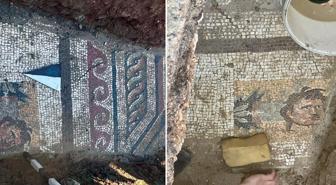 Kahramanmaraş'ta 1500 yıllık taban mozaiği bulundu