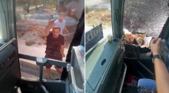 Didim'de tur otobüsüne saldırı: 4 gözaltı