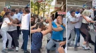 Askeri personelle eski eşinin kavgasında ortalık savaş alanına döndü