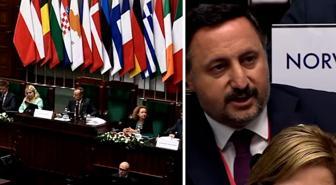 Avrupa'nın Gazze hazımsızlığı! AK Partili Karayel'in konuşmasını kestiler
