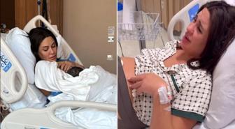 Sahra Işık ve İdris Aybirdi çiftinin ilk çocukları dünyaya geldi