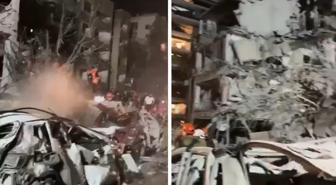 İran'ın vurduğu Tel Aviv'deki yıkım kameralara yansıdı