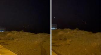 İran'ın İsrail'e fırlattığı füzeler Hatay'dan görüldü