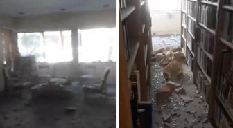İsrai'den İran Dışişleri Bakanlığı binasına saldırı! Yıkım böyle görüntülendi