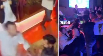 Otelin terasında silahlı 'şampanya' kavgası
