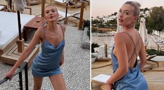 Melisa Döngel'den kovboy şapkalı cesur poz