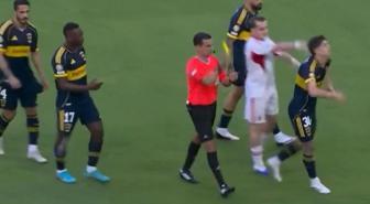 Hakemin yanında yaptı! Boca Juniors maçında Kerem Aktürkoğlu'nu çıldırtan hareket