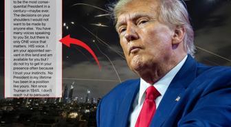 Trump, ABD'nin İsrail elçisinin mesajını paylaştı: Bayrak inmeyecek